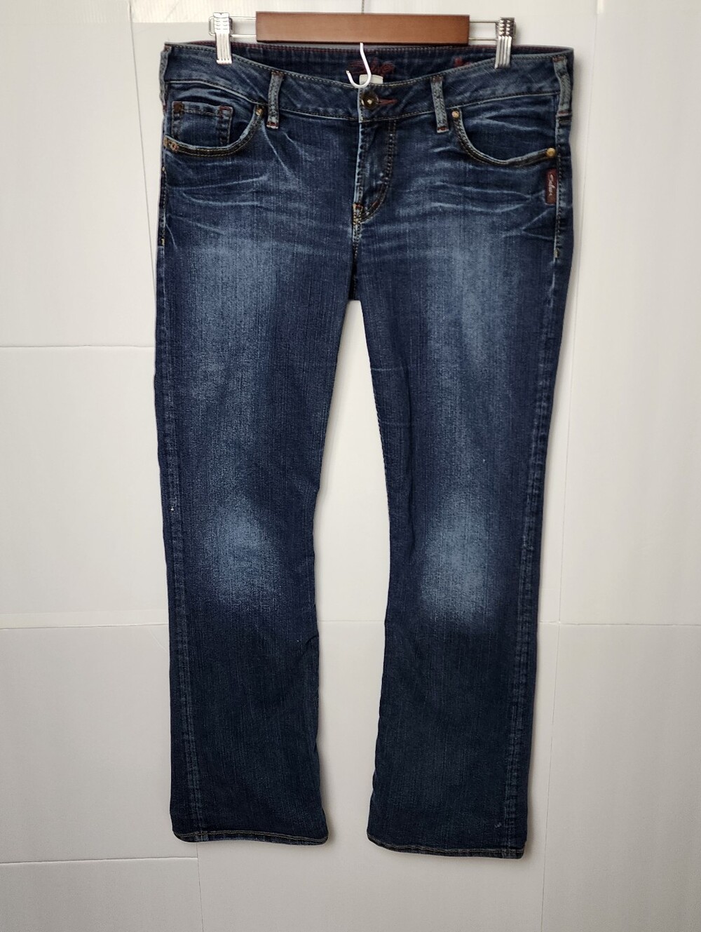 Silver Jeans Toni Bootcut Womens 33x33 Low Rise Denim Blue Vintage Y2K Retro